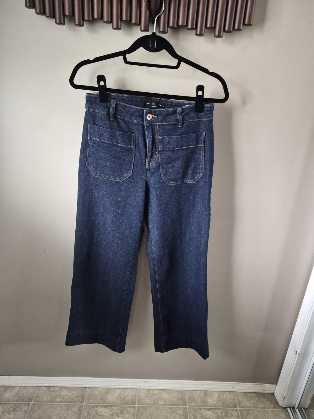 Sanctuary Dark Indigo Wide-Leg Jeans
